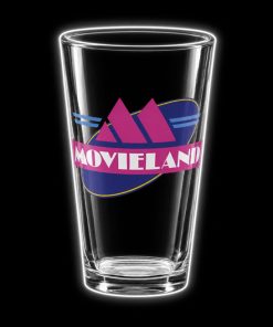 Movieland Retro Pint Glass